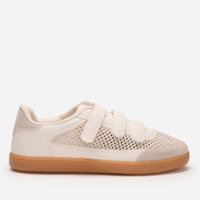 Tênis casual com recortes e velcro ace bege