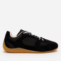 Tênis casual com recortes e cadarço duplo ace preto