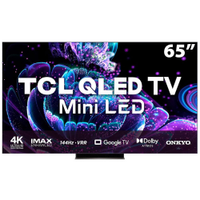 Smart TV QLED 65" 4K TCL 65C835 Google TV, 144 Hz-VRR, Dolby Vision IQ +Atmos, Audio Onkyo, WiFi 6 Dual Band e Bluetooth Integrados