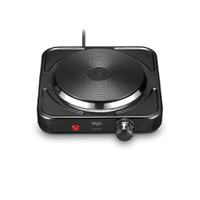 Fogão De Mesa Elétrico Elgin Portátil Com Uma Placa De Aquecimento 1 Boca Preto 220 Volts - 220V