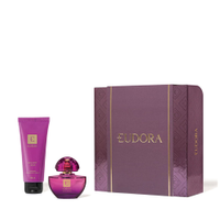 Kit eudora com estojo edp e hidratante