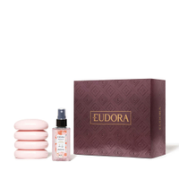 Kit eudora com estojo instance frutas vermelhas