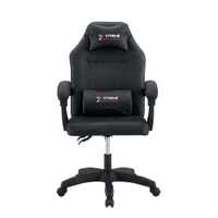 Cadeira Xtreme Gamer Conthey Supra PU Reclinável Altura Ajustável Suporta 150kg Preta - CADEIRA CONTHEY XTREME GAMERS SUPRA PRETA
