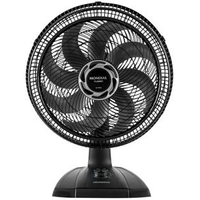 Ventilador de Mesa Mondial Turbo NVT-40-8P-B 40cm 8 Pás 3 Velocidades Preto e Prata