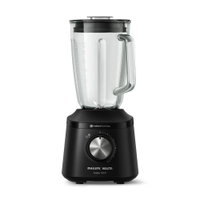 Liquidificador Philips Walita Série 3000 HR2272 700W 2L Jarra de Vidro 5 Velocidades Preto - 220V