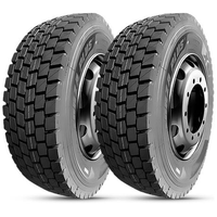 Kit 2 Pneu Aro 22.5 295/80R22.5 XBRI 152/149L 18PR TL Forza Plus F1