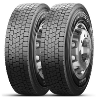 Kit 2 Pneu Aro 22.5 275/80R22.5 Prometeon by Pirelli 149/146M Itineris Drive