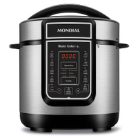 Panela Elétrica Pressão 220V Preto/Inox - 220V