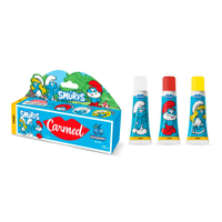 Hidratante labial carmed blueberry os smurfs transparente