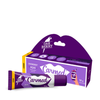 Hidratante labial carmed açaí oakberry com cor 10g roxo