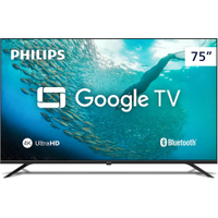 Smart TV 75" 4K Philips 75PUG7019/78 Google TV Dolby Audio Pixel Precise Preta