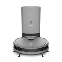 Aspirador Robô Electrolux Experience ERB80 Wi-Fi 150W Autonomia 1h40 Mapeamento Base Autolimpante Cinza - 220V