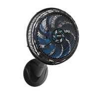 Ventilador de Parede Arno X-TREME VE9P 40cm 160W 9 Pás Silencioso Preto e Azul - 220V
