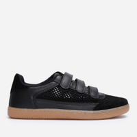 Tênis casual com recortes e velcro ace preto