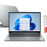 Notebook 15.6 Lenovo IdeaPad1 Windows 11 Intel Core i3-1315U 8GB RAM 256GB SSD Cinza + Microsoft 365 Personal