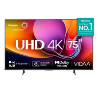 Smart TV 75 4K Hisense 75A6NV DLED DTS VirtualX Vidaa U9 Preto