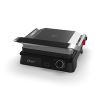 Grill Elétrico Multiuso Oster OGRL610 2em1 1600W Chapa Antiaderente Controle de Temperatura - 110V