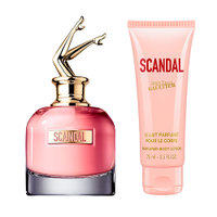Kit perfume feminino jean paul gaultier scandal eau de parfum 50ml e creme corporal perfumed 75ml