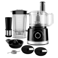 Multiprocessador De Alimentos Philco Pmp1500P 5 Em 1 Turbo Preto 127V - 110V