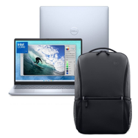 Notebook Dell Inspiron I14-I150U-M70BP 14" FHD+ Intel® Core 7 150U 16GB 1TB SSD Win 11 Prata Gelo + Mochila Essential