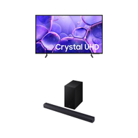 Combo Samsung Smart TV 55" Crystal UHD 4K U8100F + Soundbar HW-B450F