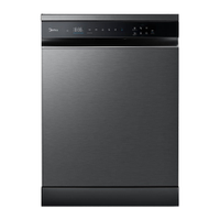 Lava Louças 14 Serviços Black Inox SmartHome Midea - 220V