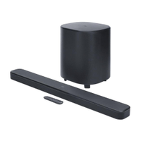 Soundbar JBL Bar 500 com 5.1 Canais Wireless 375W RMS, Tecnologia MultiBeam 3.0 e Dolby Atmos® - Bivolt