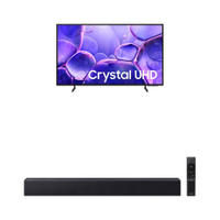 Combo Samsung Smart TV 55" Crystal UHD 4K U8600F + Soundbar HW-B400F