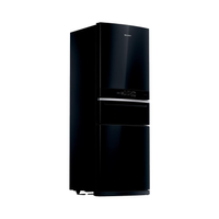 Geladeira Brastemp Inverse 3 Frost Free 419 Litros Cor Preta Com Freeze Control Pro - Bry59ce 110V
