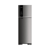 Geladeira Brastemp Frost Free Duplex 400 Litros Cor Inox Com Freeze Control - Brm54jk 220V