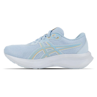 Tênis ASICS Raiden 5 - Feminino - Azul/Dourado