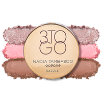 Trio de sombras océane by nádia tambasco 3 to go palette dazzle