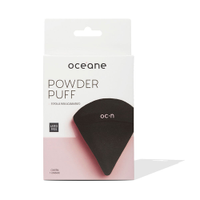Esponja océane para acabamento powder puff preta