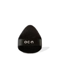 Mini esponja océane para acabamento powder puff preta