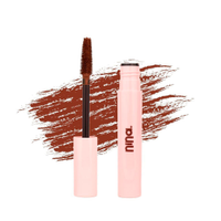 Máscara nina makeup de cílios alonga e define brown