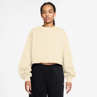 Blusão Cropped Jordan Flight Fleece Crew Feminino