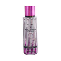 Perfume feminino v v love royal sweety pink body mist for woman 250ml