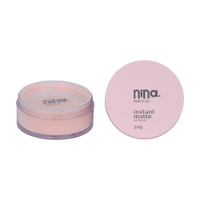 Pó solto facial nina makeup instant matte cor 1