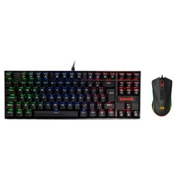 Kit Gamer Redragon Teclado Mecânico Kumara, RGB, Switch Outemu Blue, PT + Mouse Cobra M711, Chroma, 10000DPI, Preto - S118