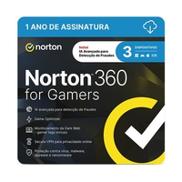 Norton 360 for Gamers 3 Dispositivos, 12 meses, Digital para Download - 21415189