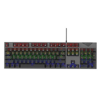 Teclado Gamer XT Racer Expert XTK-110, RGB, Anti-Ghosting, Switches MX Vermelho, ABNT2, Profissional, Preto - XTK-110