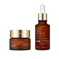 Combo Botik: Sérum de Alta Potência Ácido Hialurônico 30ml + Creme Concentrado para Área dos Olhos Ácido Hialurônico e Cafeína 15g