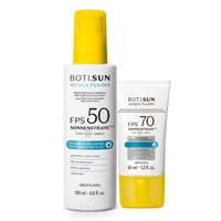 Combo Boti.Sun: Spray Protetor Solar FPS 50 180ml + Protetor Solar Facial FPS 70 40ml
