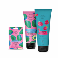 Combo Cuide-se Bem Feira Misturinha: Shampoo Vinagre de Framboesa 230ml + Condicionador Pasta de Abacate 170ml + Máscara Capilar Pasta de Abacate 30ml