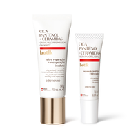 Combo Botik Cica Pantenol E Ceramidas: Creme Facial Multirreparador Calmante 30g + Reparador Labial 7,5ml