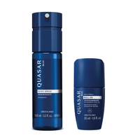 Combo Quasar Blue: Body Spray 100ml + Desodorante Roll-On 55ml