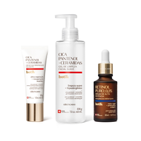 Kit Skincare Noturno para Pele Madura com Rugas Botik (3 itens)