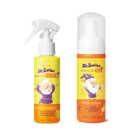 Combo Dr. Botica: Espuma de Banho Corporal Nuvem de Ideias 150ml + Spray Capilar Desembaraçante Chuva de Imaginação 100ml