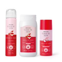 Combo Cuide-se Bem Cereja De Fases: Sabonete Líquido 2 em 1 200ml + Spray Íntimo Desodorante 75ml +Óleo Térmico Corporal 110ml
