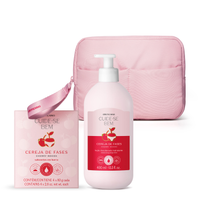 Combo Cuide-se Bem Cereja De Fases: Body Splash 200ml + Creme Relaxante Corporal 200g + Nécessarie Rosa